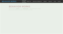 Desktop Screenshot of behaviorworksllc.com
